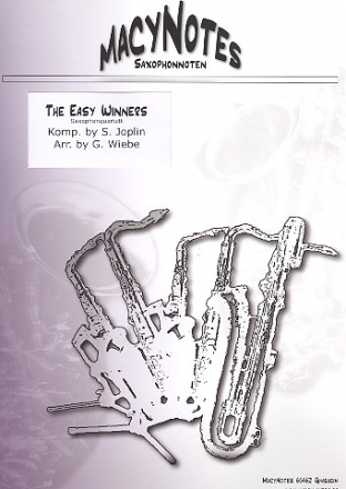 The easy Winners for 4 saxophones (SATBar) score and parts