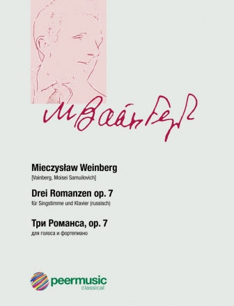 Drei Romanzen op.7 fr Singstimme und Klavier (russisch)