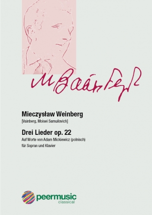 Drei Lieder op.22 fr Sopran und Klavier (poln)