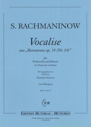 Vocalise op.34,14 fr Violoncello und Klavier