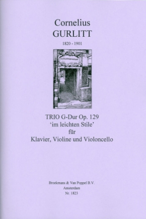 Trio G-Dur op.129 im leichten Stile fr Violine, Violoncello und Klavier Stimmen