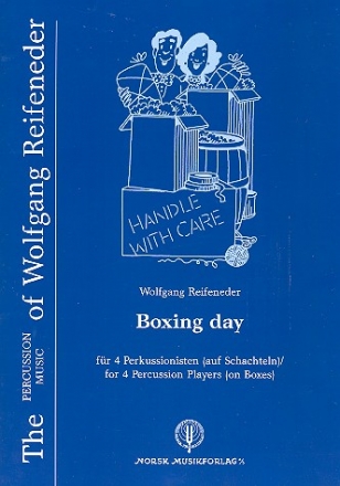 Boxing Day fr 4 Perkussionisten (mit Schachteln) Partitur und Stimmen