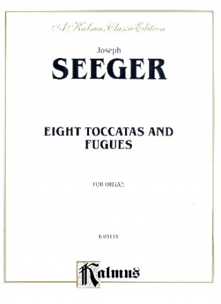 8 Toccatas and Fugues for organ