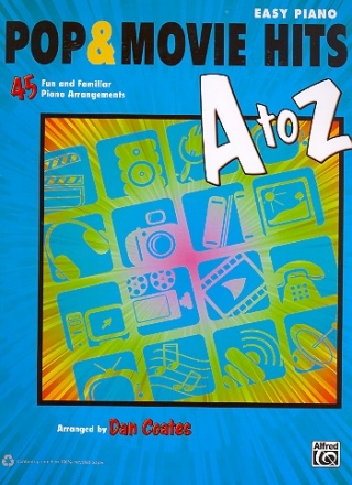 Pop and Movie Hits A to Z: for easy piano