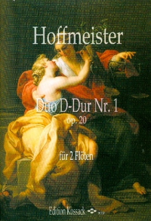 Duo D-Dur Nr.1 op.20 fr 2 Flten Partitur und Stimmen