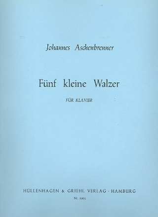 5 kleine Walzer fr Klavier