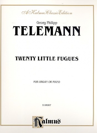 20 little Fugues for organ (piano)