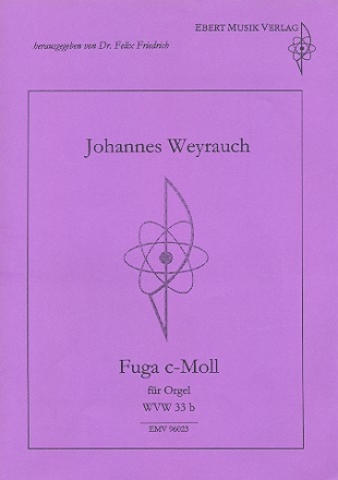 Fuga c-Moll WVW33b fr Orgel