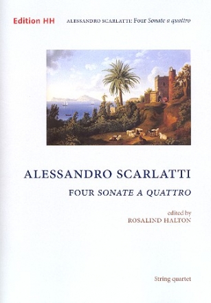 4 Sonate  quattro fr Streichquartett Partitur und Stimmen