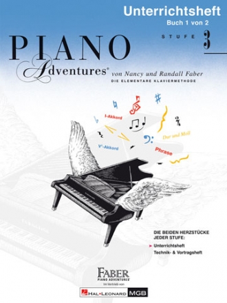 Piano Adventures Stufe 3 - Unterrichtsheft Band 1 fr Klavier (dt)