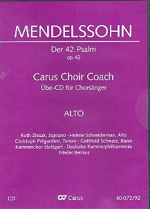 Wie der Hirsch schreit - Chorstimme Alt  Playalong-CD