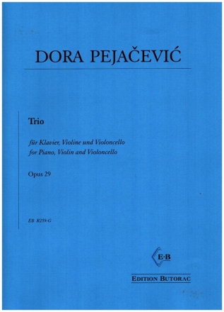 Trio op.29 fr Violine, Violoncello und Klavier Stimmen