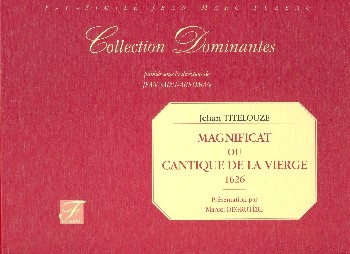 Magnificat ou Cantique de la vierge pour orgue facsimile