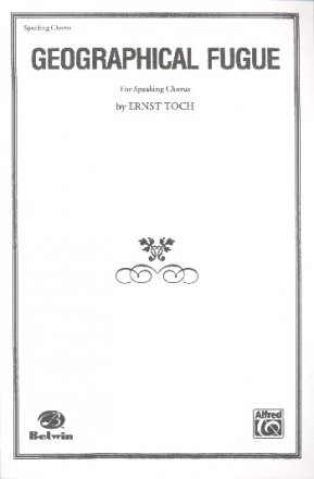 Geographical Fugue for speaking mixed chorus a cappella score (en)
