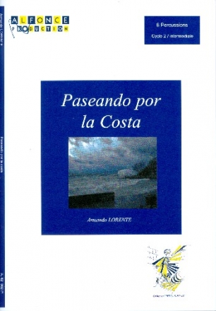 Paseando por la Costa for 8 percussion players score and parts
