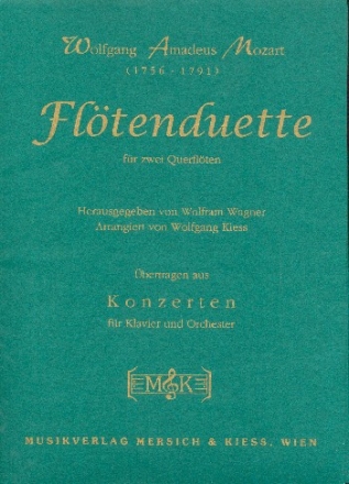 Duett KV459 fr 2 Flten Partitur und Stimmn