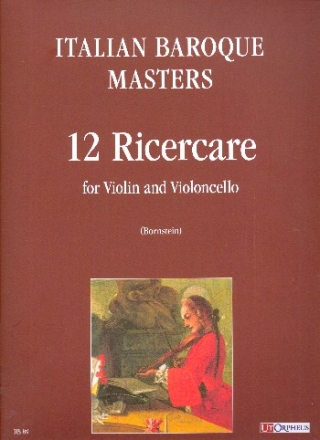 12 Ricercare for violin and violoncello score