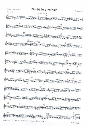 Suite in g Minor for 2 descant recorders (violins/flutes), alto recorder (viola) and Bc violin 2