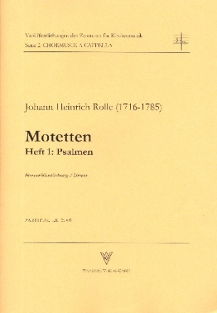 Motetten Band 1 fr gem Chor a cappella Partitur