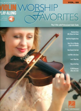 Worship Favorites (+online Audio Access) violin playalong vol.59