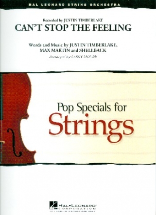 Cant stop the Feeling: for string orchestra score and parts (8-8-4--4-4-5)