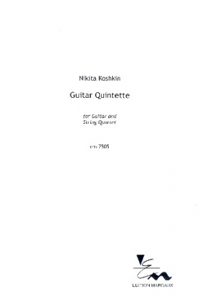 Guitar Quintette fr Gitarre und Streichquartett Partitur und Stimmen