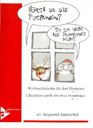 H�rst du die Posaunen f�r 3 Posaunen Partitur und Stimmen