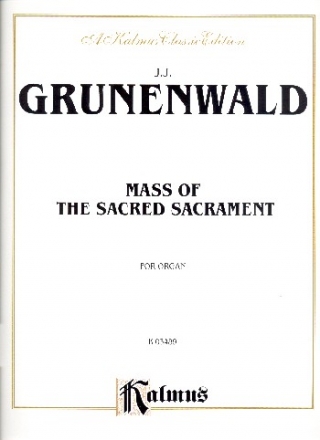 Mass of the sacred Sacrament for organ