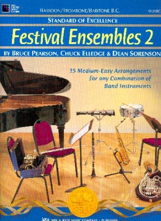 Festival Ensembles vol.2 for 3-x wind instruments (ensemble) bassoon/trombone/baritone BC score