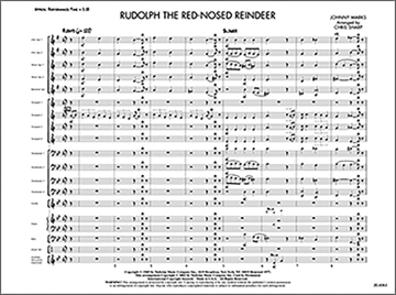 Rudolph the red-nosed Reindeer: for jazz ensemble score and parts