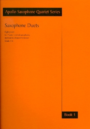 Saxophone Duets vol.1 for 2 (same pitched) saxophones score