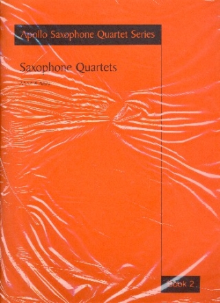 Saxophone Quartets vol.2 for 4 saxophones (AAAA(T)) score and parts