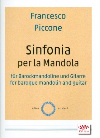 Sinfonia per la mandola fr Barockmandoline und Gitarre Stimmen
