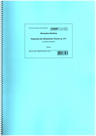 Rhapsodie ber moldawische Themen op.47/1 fr groes Orchester Partitur