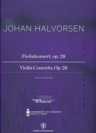 Concerto op.28 for violin and orchestra score