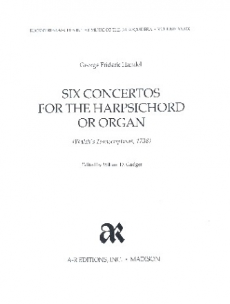 6 Concertos for the harpsichord or organ