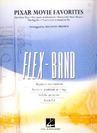 Pixar Movie Favorites: for flexible ensemble score and parts