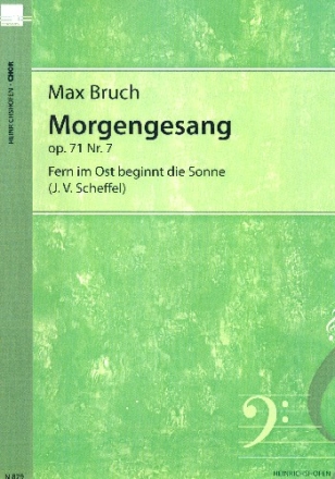 Morgengesang op.71,7 fr gem Chor a cappella Partitur,  Archivkopie