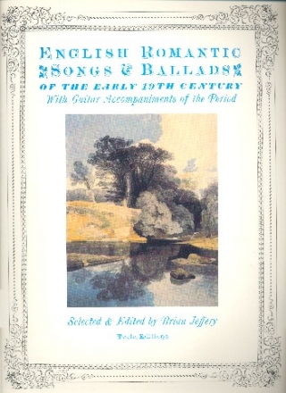 English romantic Songs and Ballads for voice and guitar score