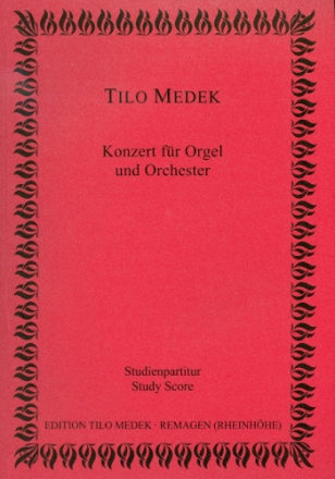 Konzert fr Orgel und Orchester Studienpartitur