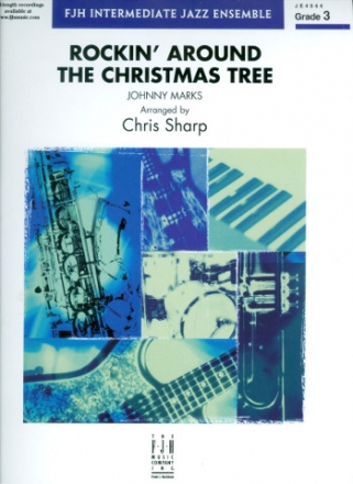 Rockin around the Christmas Tree: for jazz ensemble score and parts