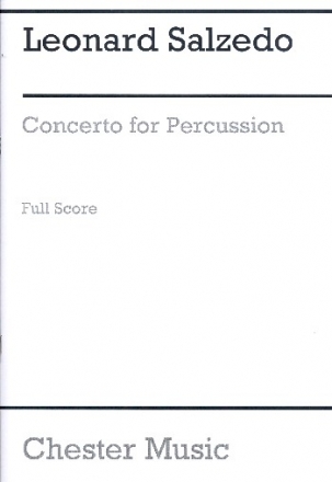 Concerto for percussion op.74 for 4 percussion players score,  archive copy