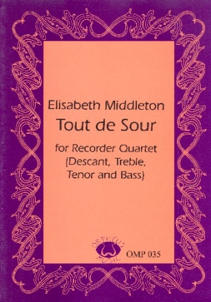 Tour de Sour for 4 recorders (SATB) score and parts