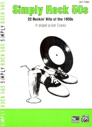 Simply Rock 50's: for easy piano (with lyrics)