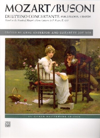 Duettino concertante for 2 pianos 4 hands score