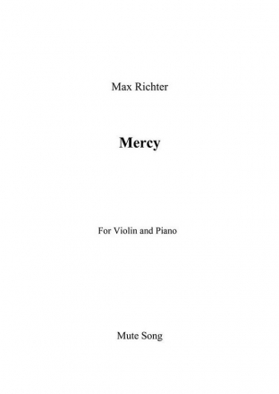 Mercy for violin and piano