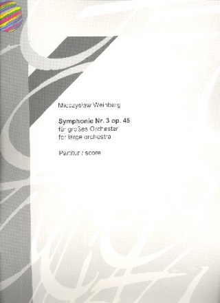 Symphonie Nr.3 op.45 fr groes Orchester Partitur