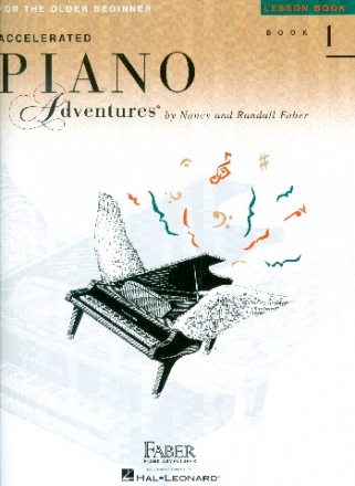 Accelerated Piano Adventures - Lesson Book 1 for piano