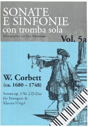 Sonate D-Dur op.3,2 fr Trompete und Orgel (Klavier)