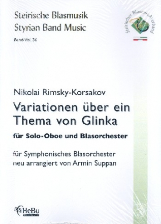 Variationen ber ein Thema von Glinka fr Oboe und Blasorchester